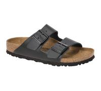 Birkenstock Classic Arizona Leder 51193, Pantoletten, Schwarz (Schwarz 49), 45 EU (10.5 UK)