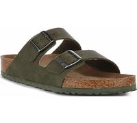Birkenstock - Sandalen aus synthetischem Material - Arizona Vegan Microfaser Regular Desert Dust Thyme für Herren aus Leder - Größe 42 - Grün Grün 42
