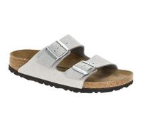 Birkenstock Arizona BS Pantolette Glitzer silber SCHMAL 1030127 - Größe 40
