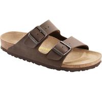 Birkenstock Arizona Damen , Herren Pantolette Birko-Flor NubukArizonaBIRKIBUCinMocca