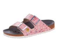 Birkenstock Damen Pantolette Arizona ESD Flower Field Rose 41