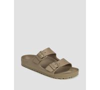 Birkenstock Arizona Eva Narrow Pantoletten Für Damen In Braun 1030466-graytaupe Braun 39