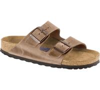 Birkenstock Arizona Fettleder / Weichbettung Damen / Herren PantolettenArizona WeichbettungOILED LEATHERinTabacco Brown
