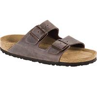 Pantoletten Birkenstock Arizona Habana Narrow SFB Unisex-Schuhgröße 45