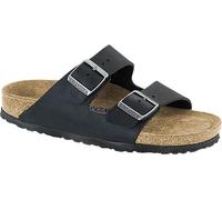 Birkenstock Arizona Fettleder / Weichbettung Damen / Herren PantolettenArizona WeichbettungOILED LEATHERinBlack
