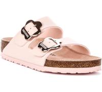 Birkenstock Arizona Flower Buckle Kids Sandalen, Light Rose, Gr. 38
