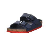 Birkenstock Arizona Kids Desert Soil Blue red, Birko Flor FLIP Flops, 32 EU