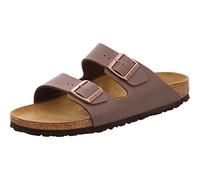 BIRKENSTOCK Arizona Leder-Sandalen unisex, Braun (Mokka Birkibuc), 12-12.5 Narrow