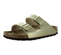 BIRKENSTOCK Arizona Leder-Sandalen unisex, Gold (Gold Birko-Blume), 39/39.5 EU