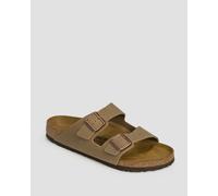 Birkenstock Arizona Leoi Regular Pantoletten Für Herren In Braun 352201-braun Braun 45