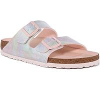 BIRKENSTOCK Arizona MF Damen,Frauen,Sandalen,Synthetik,formbeständig,strapazierfähig,hautfreundlich,Light Rose,40 EU