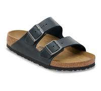 Birkenstock Arizona Natural Leather, Oiled black (1) Schmal 43