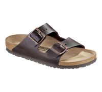 Birkenstock Arizona Natural Leather Sandale (Größe 44, dark brown)