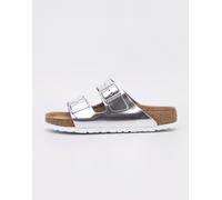 Birkenstock Arizona SFB LENA Metallic Silv für Damen, silber, Gr. 40 EU