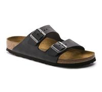 Birkenstock Classic Arizona Leder 552111, Pantoletten, Schwarz (Schwarz 49), 40 EU (7 UK)