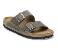 Birkenstock Arizona Oiled Leather Unisex faded khaki (300) Schmal 44