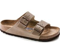 Birkenstock Pantolette Arizona WB tabacco brown waxy leather 42 normal, tabacco brown