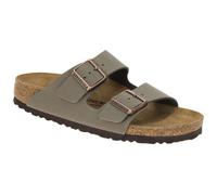 Pantolette Birkenstock Arizona Stone Nubuck Narrow Damen-Schuhgröße 41
