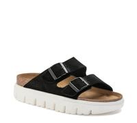 Birkenstock Arizona Pap Chunky Unisex Shoes Size 3, Color: Black/White