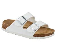 Birkenstock Pantoletten Arizona SL Birko-Flor Weiß schmale Weite Größe 48