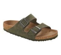BIRKENSTOCK Herren Pantolette 'Arizona' karamell / oliv / silber, Größe 41 karamell / oliv / silber 41
