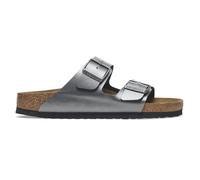 Birkenstock Arizona Pantolette schwarz metallic SCHMAL 1029224 - Größe 35