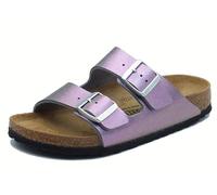 BIRKENSTOCK Arizona - Sandalo Con DOPPIA Fascia E Chiusura Con FIBBIE 41/IRID-Viola-N