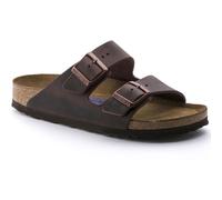Birkenstock Arizona Oiled Nubuck Leather Soft Footbed Narrow Habana 38
