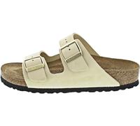 Birkenstock Arizona SFB Purple Fog, Nubukleder, Flip-Flops für Damen, ekrü, 41 EU schmal