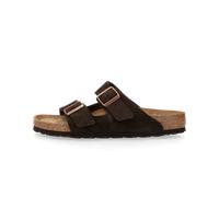 Birkenstock Arizona Sandalen Velourleder Weiches Fußbett Normal mocca EU 38 (Regular) 2021 Freizeit Sandalen
