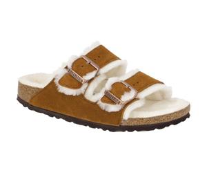 Birkenstock ARIZONA SHEARLING 1001135 hell-braun - UNISEX Damen- und Herrenschuhe - Größe 42