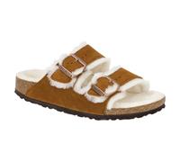 Birkenstock Arizona Shearling Pantolette braun Lammfell Schmal 1001135 - Größe 37