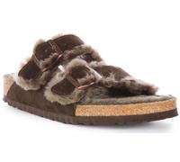 Birkenstock Arizona Shearling Uni-Hausschuhe, Mokka, Größe 42, Moca, 42 EU