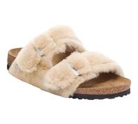 Birkenstock - Arizona Shearling Upper Fur Sandalen Damen sandcastle
