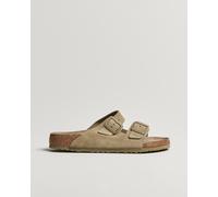 BIRKENSTOCK Arizona Soft Footbed Faded Khaki Suede Grün 45