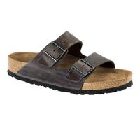 Birkenstock Arizona Pantolette grau Normal-Weit Weichbettung 552801 - Größe 42