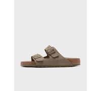 Birkenstock Arizona Soft Footbed Suede Leather men Sandals & Slides green in Größe:40