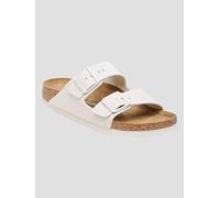 Birkenstock Arizona Suede Leather Sandalen antique white Damen Gr. 38
