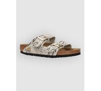 Birkenstock Arizona Suede Leather Sandalen snake oyster Damen Gr. 38