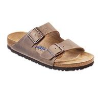 Birkenstock Arizona , Unisex - Kinder Clogs & Pantoletten aus Birko-Stoff, Schwarz - Marrone Tobacco Oiled Leather - Größe: 38 EU