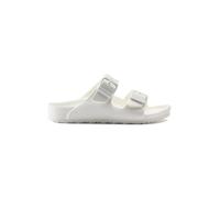 Birkenstock Arizona Unisex-Kinder Sandale mit offenem Zehenbereich für Damen, weiß, 29 EU Étroit