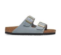 Birkenstock Leder-Pantoletten "Arizona" in Hellblau - Weite S - Größe 41 | Damen Pantoletten