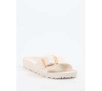 Birkenstock Badepantolette Madrid Big Buckle in beige in Größe: 41 für Damen Weite: S