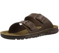 BIRKENSTOCK Bilbao Birko-Flor, Unisex-Erwachsene Pantoletten, Braun (Dunkelbraun), 41 EU