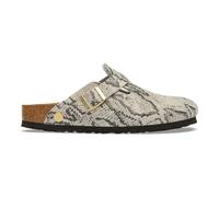 Birkenstock BIRKENSTOCK Boston Print LEVE Snake Oyster Damen Pantalotten (1033086) Beige 37