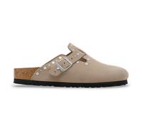 Birkenstock Sandalen - Beige Slip-On Sandals With Adjustable Buckle - Gr. 40 (EU) - in Braun - für Damen