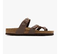 Birkenstock Mayari Damen Zehentrenner Birko-Flor Nubuk 38, Normal, Mocca