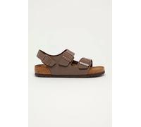 Birkenstock Milano Birko-Flor Birkibuc Narrow Sandalen braun - 38