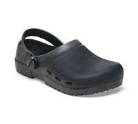 Birkenstock Birki Air 2.0 Unisex antistatischer Arbeitsschuh, PU-Clog mit Lüftungslöchern, Farbe: Black Größe 46
