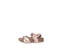 Birkenstock Birknstock Sandalen für Kinder, Öko-Leder, Rot, Metallic Copper, 24 EU